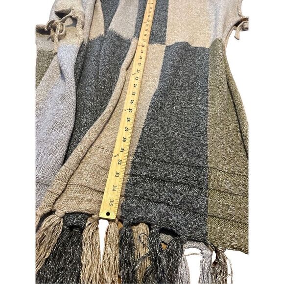 Kye Mi Women Gray Blue Sweater Kimono Cardigan oversized size Small - Picture 10 of 10